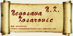 Negosava Košarović vizit kartica